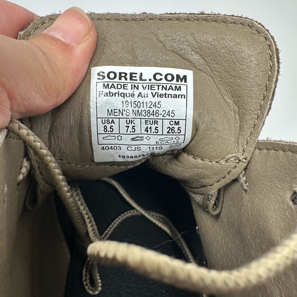 Sorel Madson II Waterproof Chukka Boots Men's Size 8.5 - Picture 13 of 16